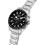 Sector 450 Kronograf R3273776008 analog herrklocka med svart urtavla och armband i metall