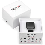 Sector S-03 Pro Smartwatch R3251159003 digital unisexklocka med svart urtavla och armband i textil