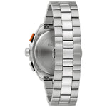 Bulova Racer 98B432 analog herrklocka med turkos urtavla och armband i rostfritt stål