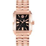 Philipp Plein Offshore PWMAA0822 analog damklocka med brun urtavla och armband i rostfritt stål