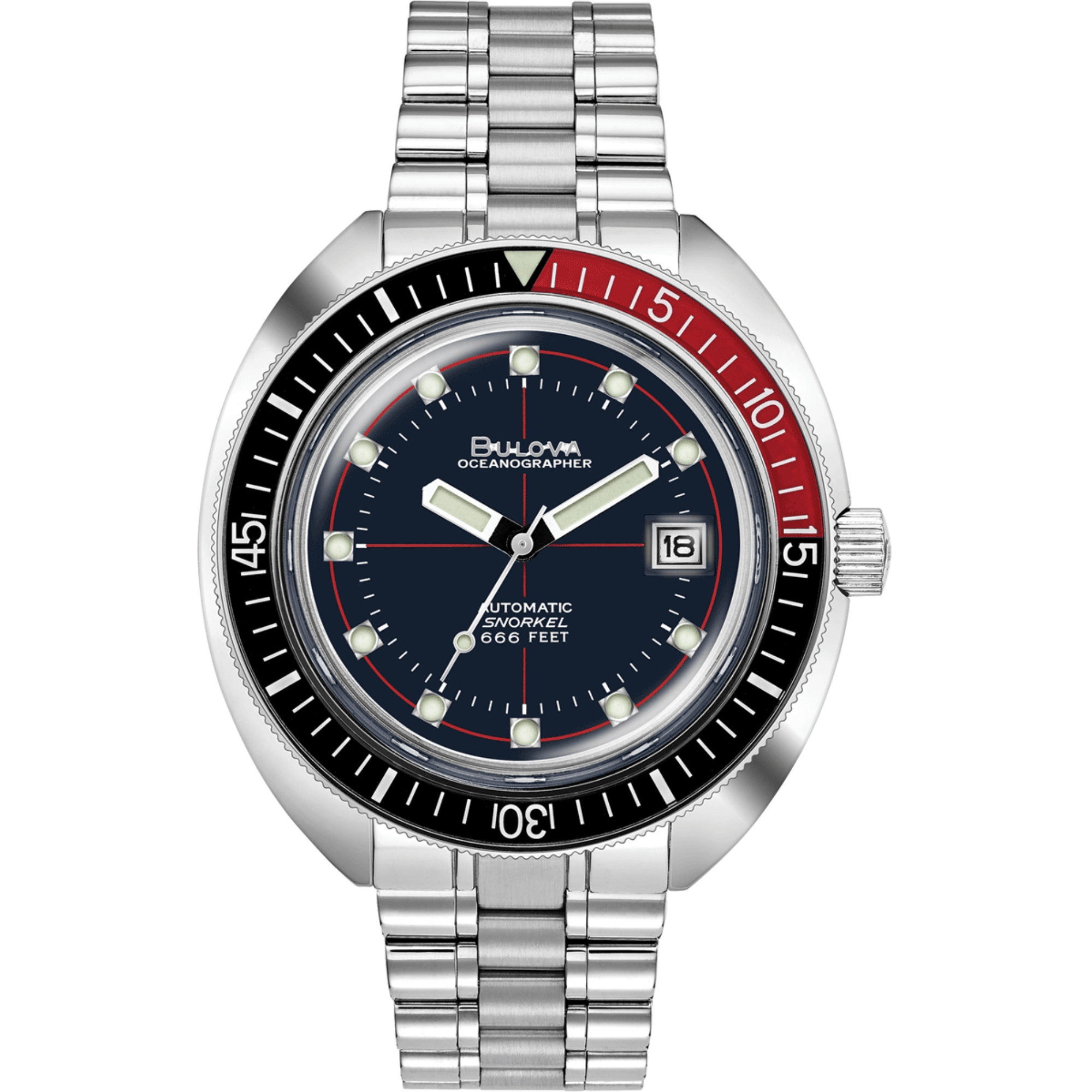 Bulova Devil Diver Oceanographer 98B320 från  Bulova – Märkesklocka hos Kronura