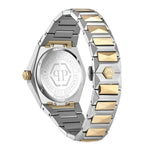 Philipp Plein The Skull PWPWA0724 analog herrklocka med grön urtavla och armband i rostfritt stål