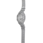 Casio G-Shock GA-2100FF-8AER analog herrklocka med silver urtavla och armband i resin
