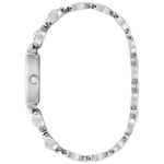 Guess Bejeweled Empower GW0757L1 analog damklocka med silver urtavla och armband i rostfritt stål