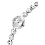 Guess Bejeweled Empower GW0757L1 analog damklocka med silver urtavla och armband i rostfritt stål