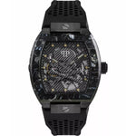Philipp Plein Plein Extreme PWGAA0221 analog herrklocka med svart urtavla och armband i gummi
