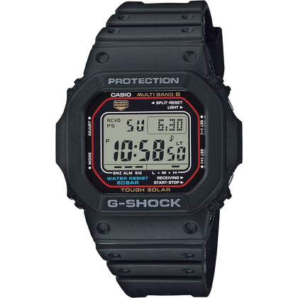 Casio G-SHOCK GW-M5610U-1ER digital herrklocka med svart urtavla och armband i resin