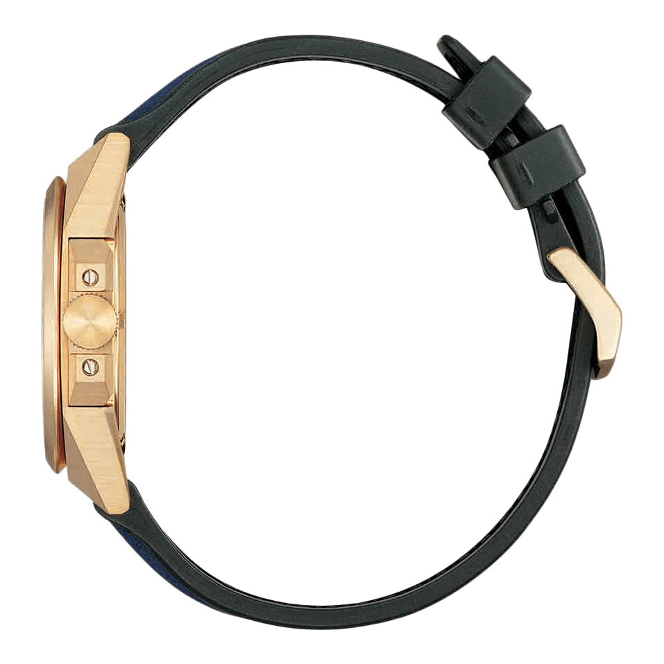 Citizen Series 8 Automatic NB6012-18L analog herrklocka med blå urtavla och armband i läder