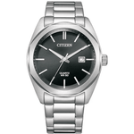 Citizen Hyperion BI5110-54E analog herrklocka med svart urtavla och armband i rostfritt stål