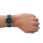 Skagen Signatur Ø40mm SKW6901 analog herrklocka med svart urtavla och armband i läder