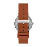 Skagen Sundby Titanium Ø40mm SKW6908 analog herrklocka med grön urtavla och armband i läder