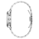 Bulova Classic Kronograf 96B458 analog herrklocka med blå urtavla och armband i rostfritt stål
