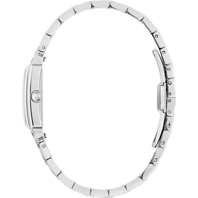 Bulova Sutton 96P245 analog damklocka med blå urtavla och armband i rostfritt stål