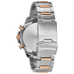 Bulova Marine Star 98B301 analog herrklocka med blå urtavla och armband i rostfritt stål