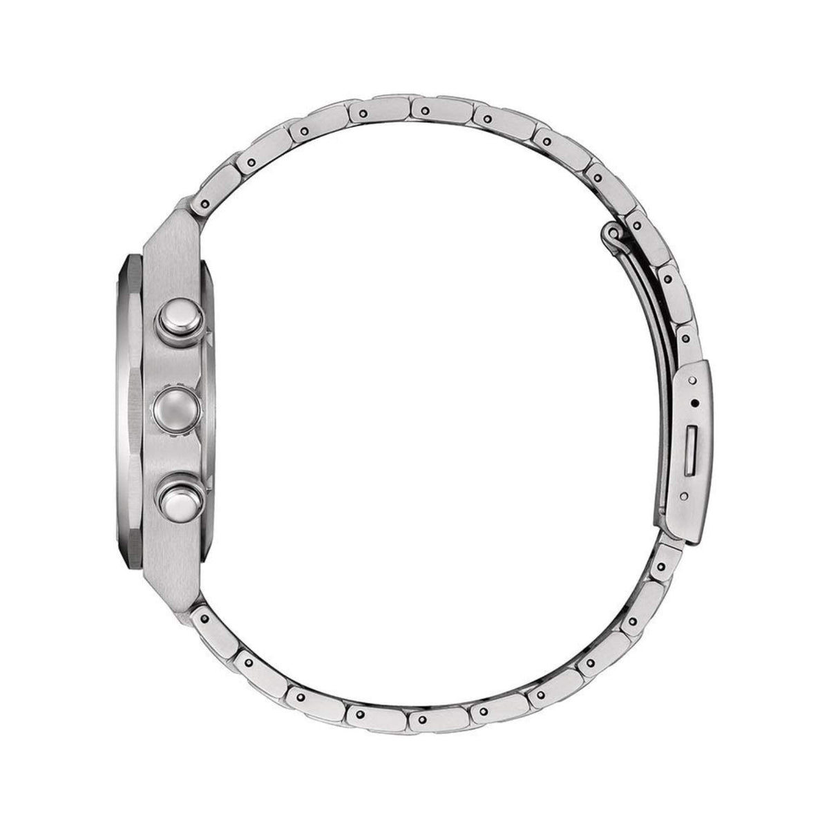 Citizen Eco-Drive Titanium CA4691-59L analog herrklocka med blå urtavla och armband i titan