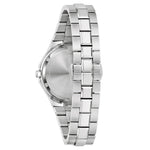Bulova Classic 96M170 analog damklocka med rosa urtavla och armband i rostfritt stål