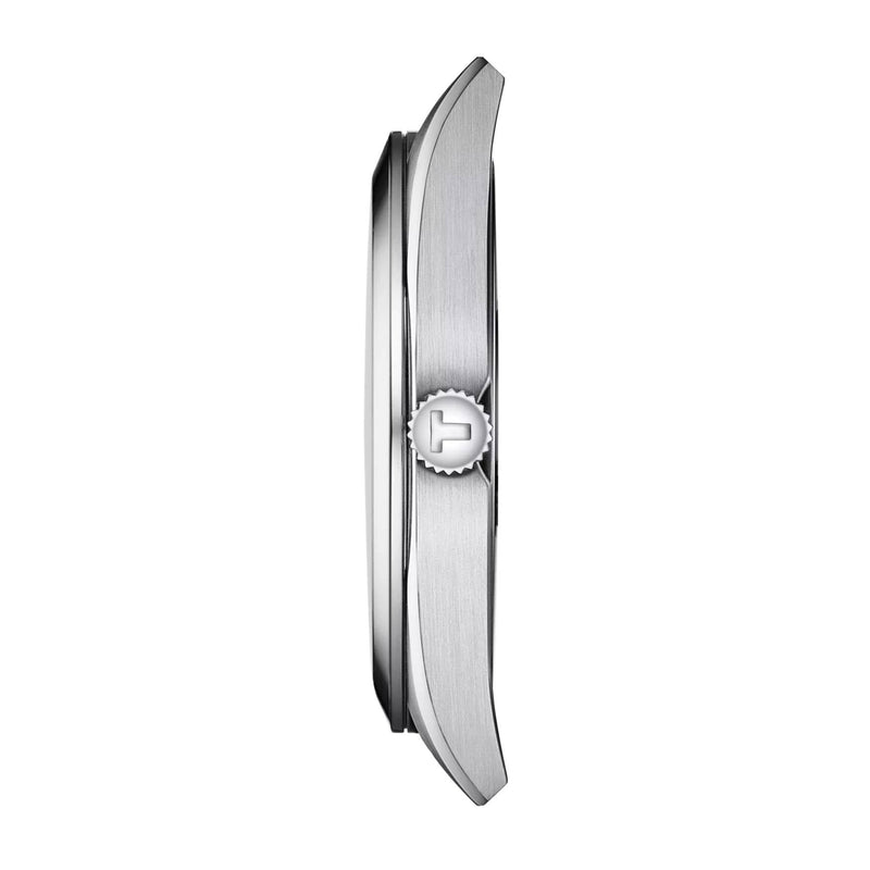 Tissot Gentleman T127.410.11.041.00 analog herrklocka med blå urtavla och armband i rostfritt stål