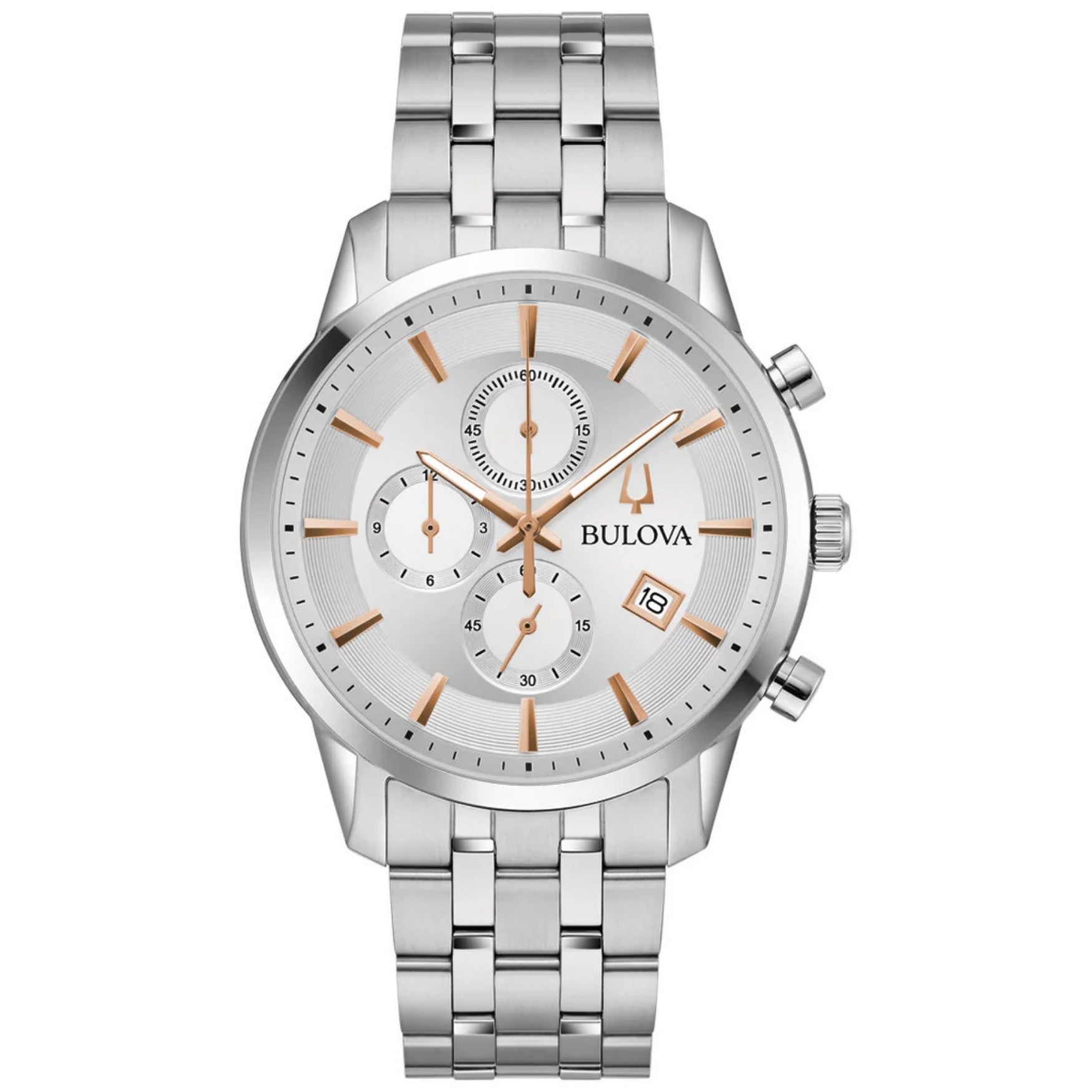 Bulova Klassisk Kronograf 96B411 från  Bulova – Märkesklocka hos Kronura