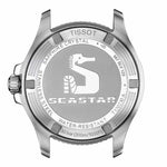 Tissot Seastar 1000 T120.210.11.041.00 analog herrklocka med blå urtavla och armband i rostfritt stål