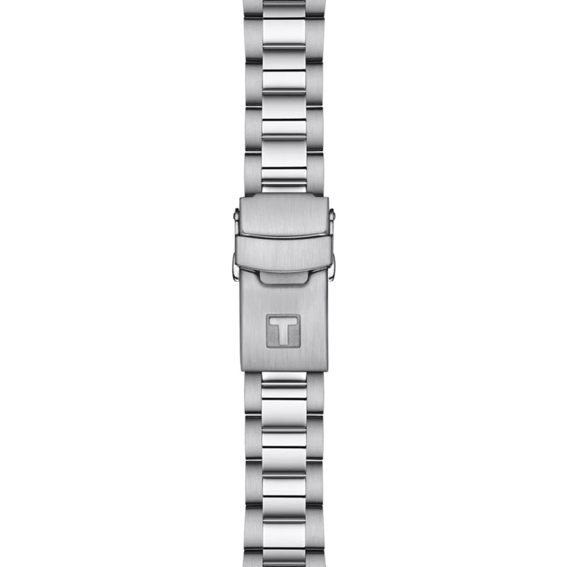 Tissot Seastar 1000 T120.210.11.041.00 analog herrklocka med blå urtavla och armband i rostfritt stål