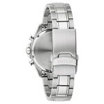 Bulova Marine Star 96B467 analog herrklocka med svart urtavla och armband i rostfritt stål