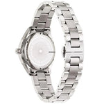 Hamilton Jazzmaster Seaview H37411911 analog damklocka med vit urtavla och armband i rostfritt stål
