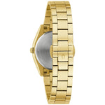 Bulova Surveyor 97P172 analog damklocka med vit urtavla och armband i rostfritt stål