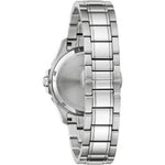 Bulova Marine Star 96P248 analog damklocka med blå urtavla och armband i rostfritt stål