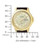 Citizen Dress BF2013-56PE analog herrklocka med guld urtavla och armband i rostfritt stål
