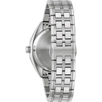 Bulova Jet Star 96B415 analog herrklocka med grå urtavla och armband i rostfritt stål