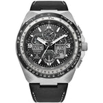 Citizen Promaster Skyhwak A-T JY8149-05E ana-digi herrklocka med svart urtavla och armband i läder