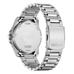 Citizen Marine Eco-Drive AW1811-82X analog herrklocka med grön urtavla och armband i rostfritt stål