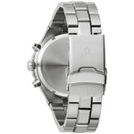 Bulova Classic 96B408 analog herrklocka med silver urtavla och armband i rostfritt stål