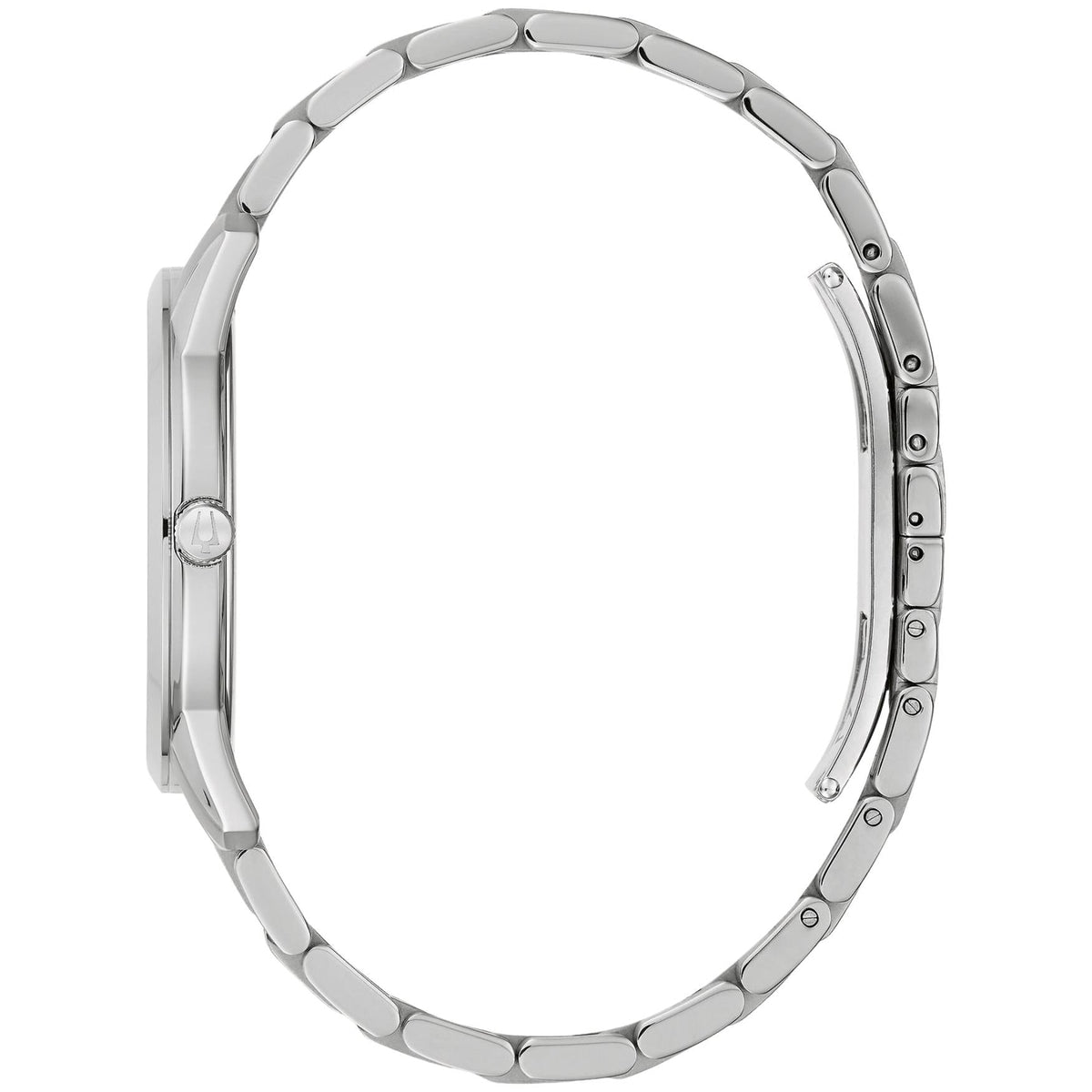 Bulova Sutton Classic 96B338 analog herrklocka med blå urtavla och armband i rostfritt stål