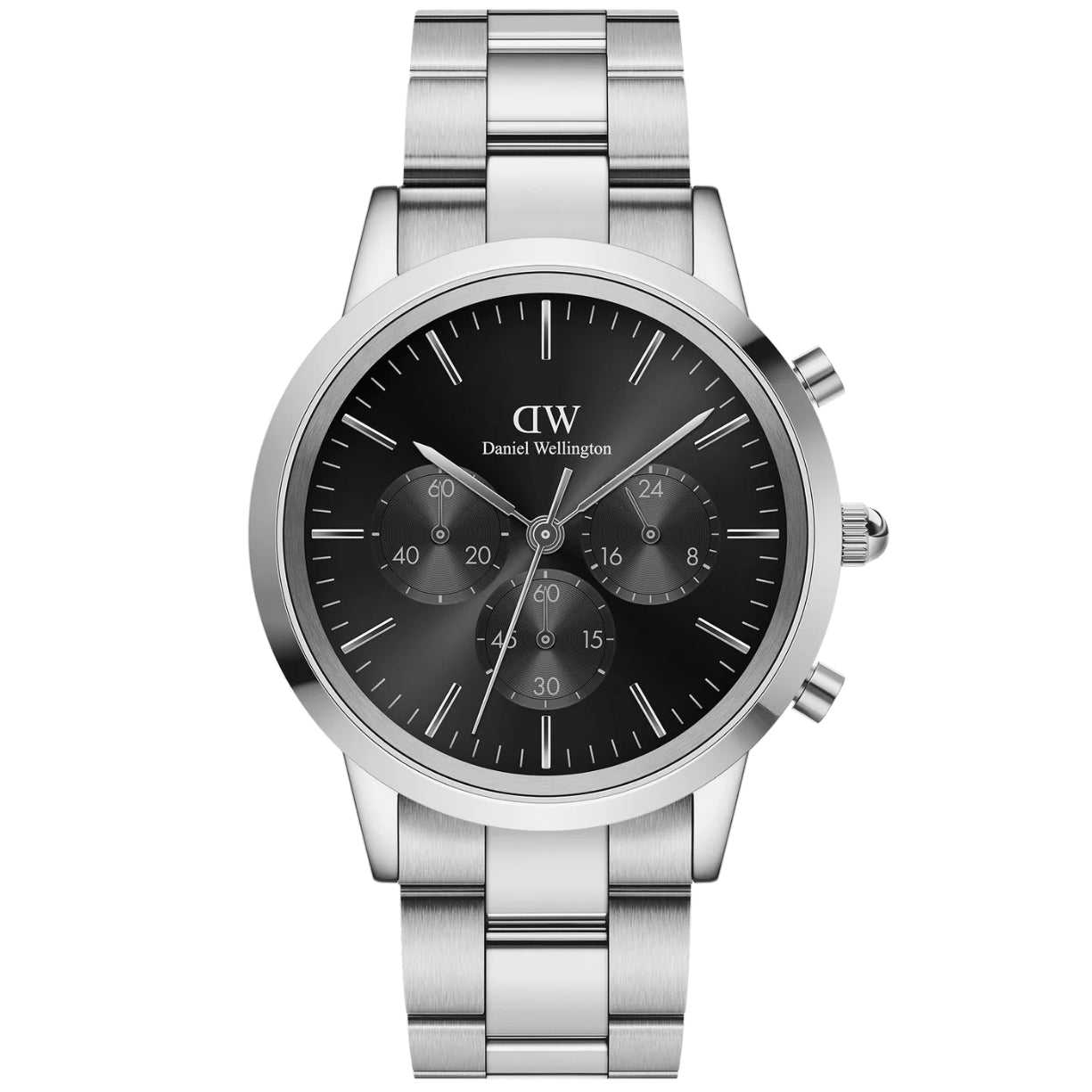 Daniel Wellington Iconic Chronograph Link Onyx S från  Daniel Wellington – Märkesklocka hos Kronura