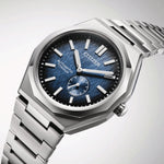 Citizen Super Titanium zenshin NK5020-58M analog herrklocka med blå urtavla och armband i titan