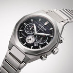Citizen Zenshin Senkei Super Titanium CA4690-51E analog herrklocka med svart urtavla och armband i titan