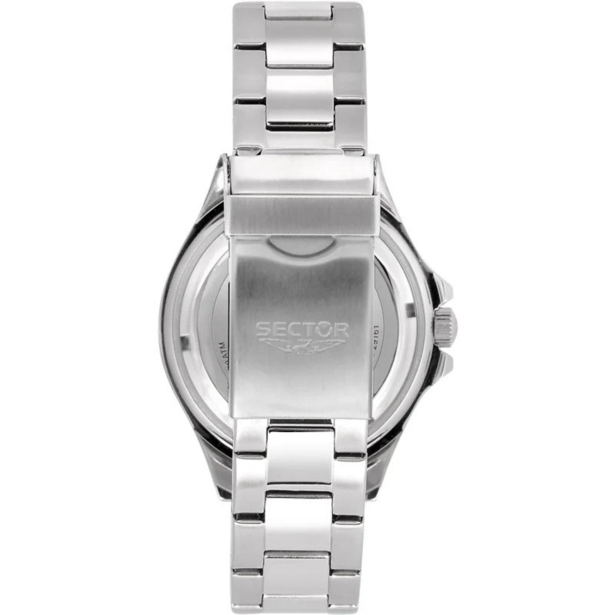 Sector 230 R3253161021 analog herrklocka med svart urtavla och armband i rostfritt stål
