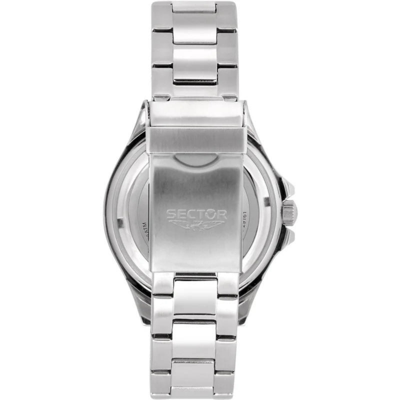 Sector 230 R3253161021 analog herrklocka med svart urtavla och armband i rostfritt stål