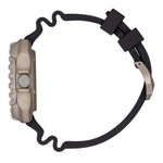 Citizen Eco-drive Promaster Titanium BN0220-16E analog herrklocka med svart urtavla och armband i gummi