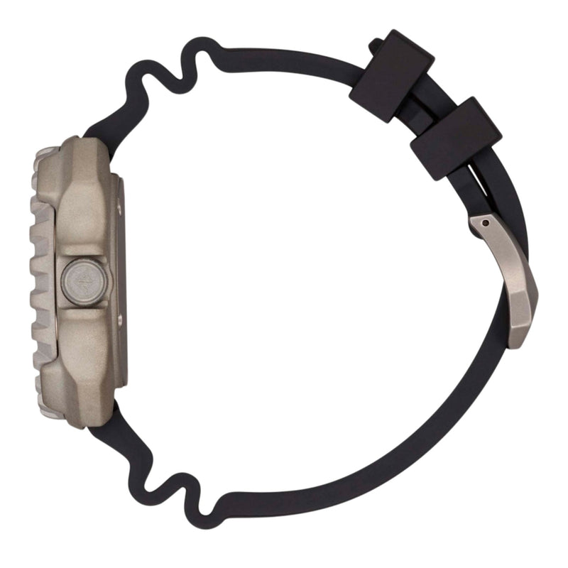 Citizen Eco-drive Promaster Titanium BN0220-16E analog herrklocka med svart urtavla och armband i gummi