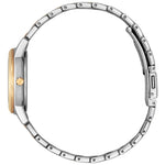 Citizen Eco-Drive Classic FE1246-85A analog damklocka med vit urtavla och armband i rostfritt stål