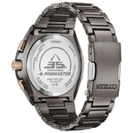 Citizen Promaster SKY 35th Anniversary JY8146-54E analog herrklocka med grå urtavla och armband i rostfritt stål