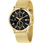 Maserati Epoca ð42mm R8873618014 analog herrklocka med svart urtavla och armband i rostfritt stål