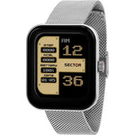Sector S-03 Smartwatch R3253294001 smartwatch unisexklocka med svart urtavla och armband i rostfritt stål