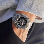 Citizen Promaster Automatic NB6004-83E analog herrklocka med svart urtavla och armband i titan