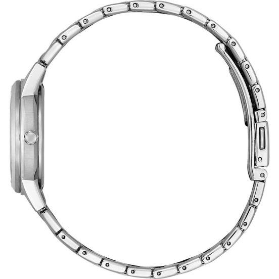 Citizen Eco-Drive Classic FE1240-81L analog damklocka med blå urtavla och armband i rostfritt stål