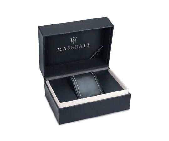 Maserati Traguardo ð45mm R8871612006 analog herrklocka med svart urtavla och armband i gummi